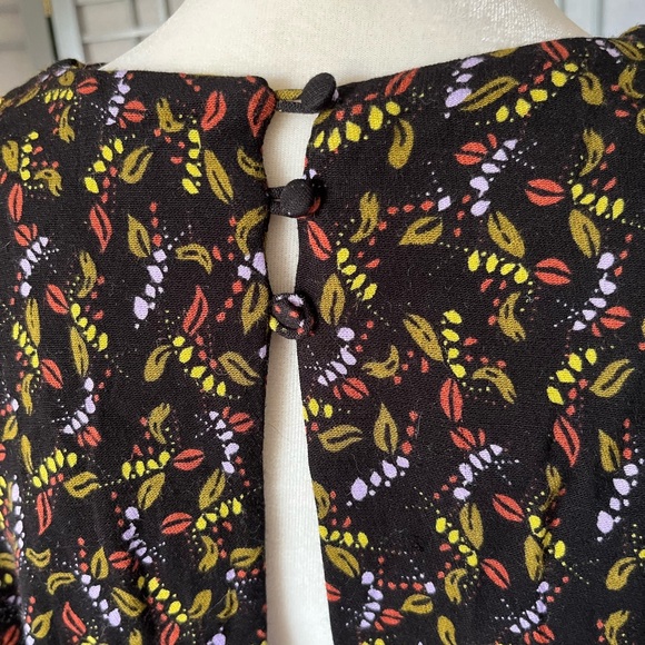 Free People "Meet Virginia" Printed Romper size 10 - Picture 9 of 12